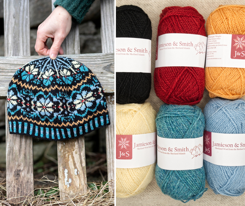Yarn Kits: Buggiflooer Beanie Shetland Wool Week 2023