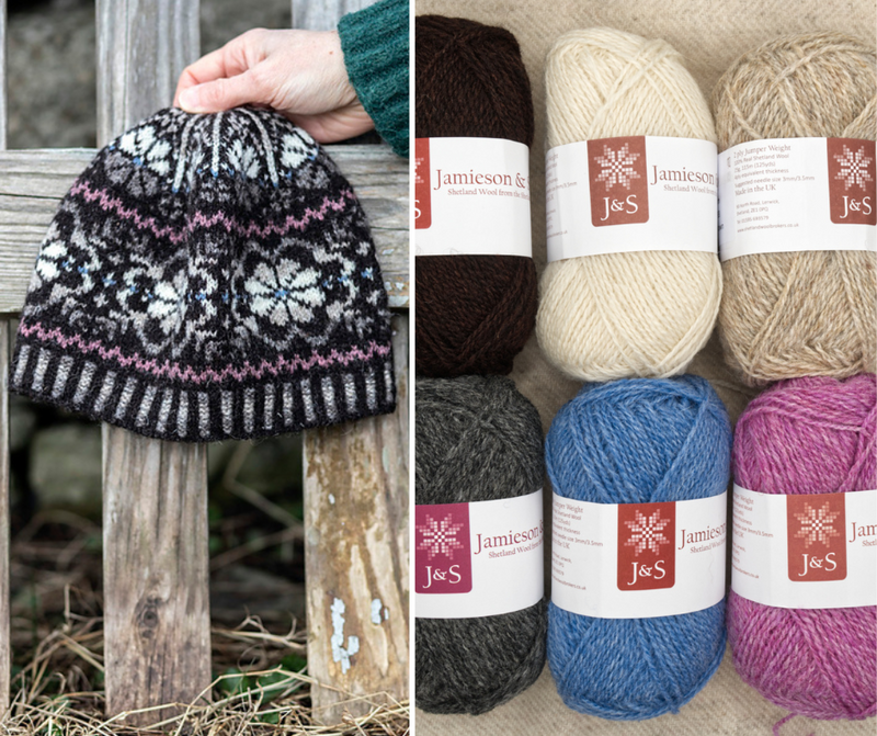Yarn Kits: Buggiflooer Beanie Shetland Wool Week 2023